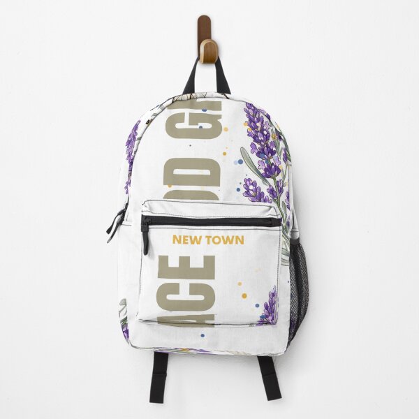 Item preview, Bee surrounded by lavender flowers with the phrase "Good Grace" designed and sold by DVerse Studio.