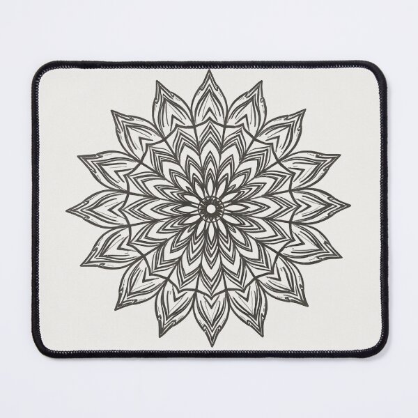 Item preview, Minimalist Line Art Mandala Geometric Meditation Pattern designed and sold by VibeShift Studio.