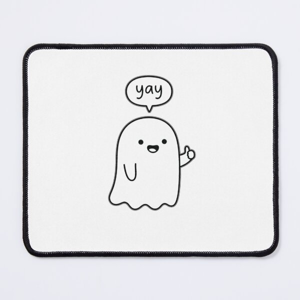 Item preview, Cute Ghost Thumbs Up Yay Speech Bubble Funny Halloween Art designed and sold by Pavnud.