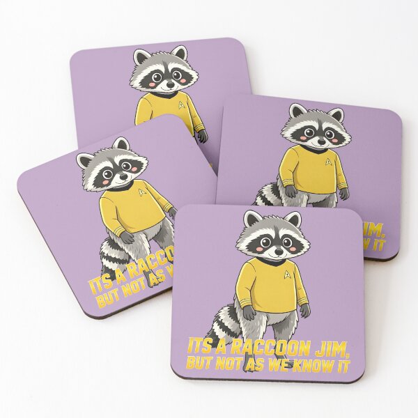 Item preview, Jimothy Kirk - Its a racoon Jim but not as we know it designed and sold by Presents For The Dead.