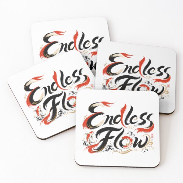 Item preview, Endless River Koi Japanese designed and sold by Radixbarny.