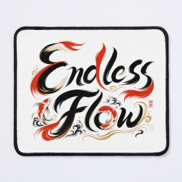 Item preview, Endless River Koi Japanese designed and sold by Radixbarny.