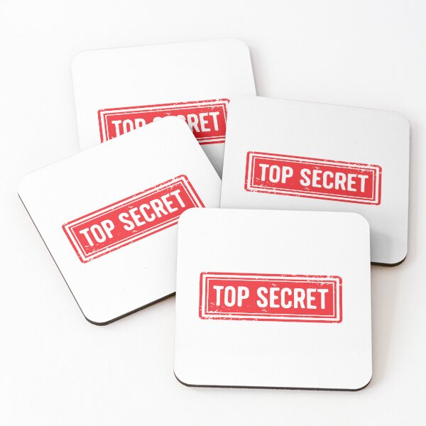 Item preview, Top Secret Grunge Rubber Stamp Design designed and sold by VectorForge Studio.