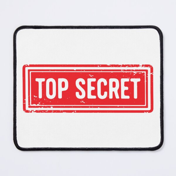 Item preview, Top Secret Grunge Rubber Stamp Design designed and sold by VectorForge Studio.