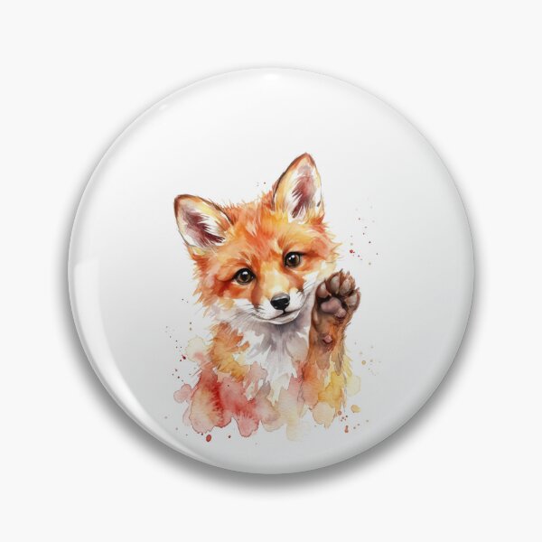 Item preview, Fox Paw Waving designed and sold by Tiffany Roy.