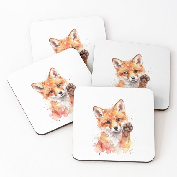 Item preview, Fox Paw Waving designed and sold by Roy & Tiffany.