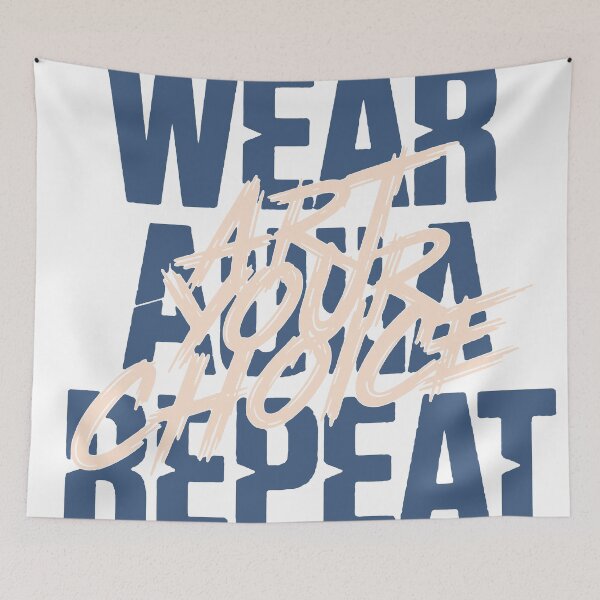 Item preview, Wear Your Art Your Choice Repeat Typography Tee designed and sold by andry01.
