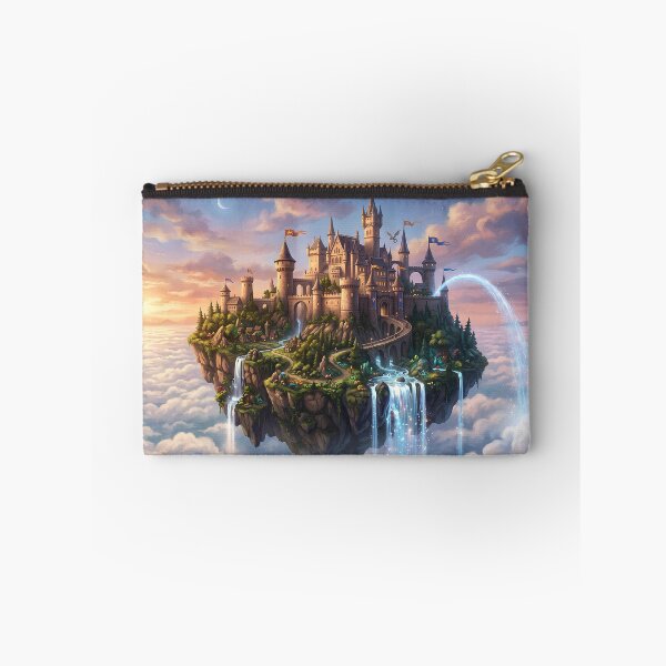 Item preview, Floating Fantasy Castle Above the Clouds designed and sold by TheOctopusArt.