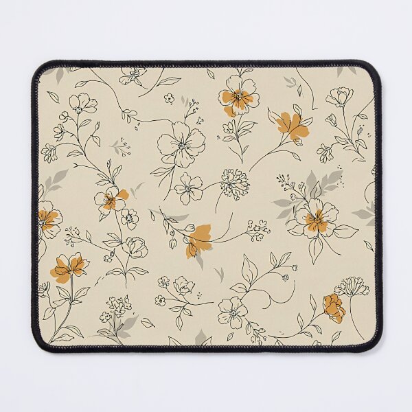 Item preview, Mustard Wildflower Botanical Pattern  Minimal Scandinavian Floral Phone Case designed and sold by Bronze-Starr.