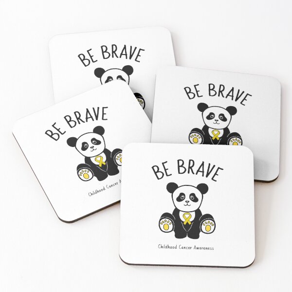 Item preview, Be Brave Childhood Cancer Awareness designed and sold by Sartoris Art.