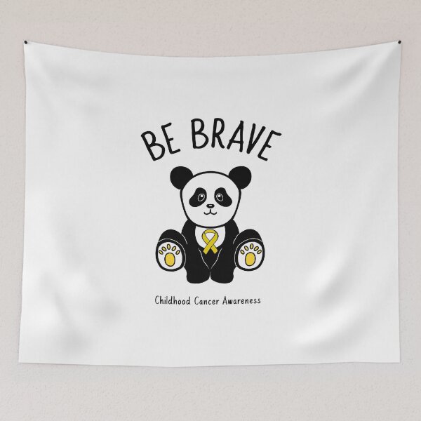 Item preview, Be Brave Childhood Cancer Awareness designed and sold by Sartoris Art.