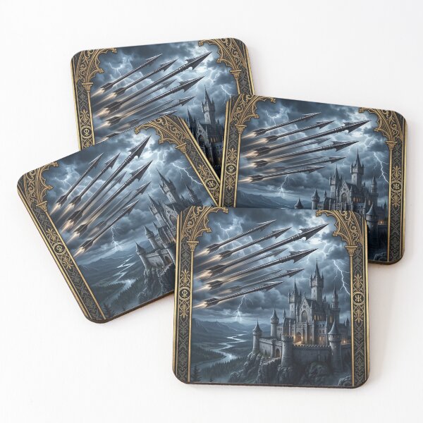 Item preview, Eight of Rods- tarot card designed and sold by Studio77-Gothic.