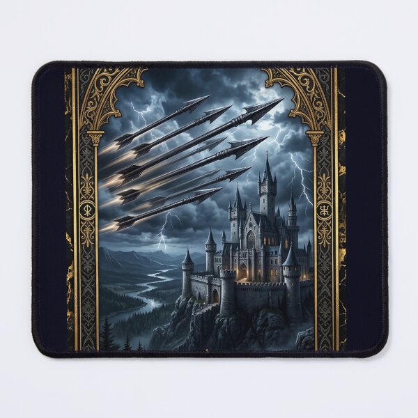 Item preview, Eight of Rods- tarot card designed and sold by Studio77-Gothic.
