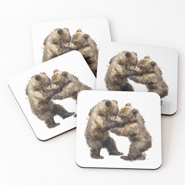 Item preview, Bear Cub | Cute Woodland Animal Watercolor Art designed and sold by Mandayartstudio.
