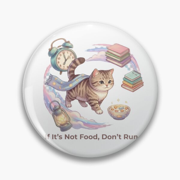 Artikelvorschau, Wenn es kein Futter ist, lauf nicht weg. – Katzenlogik entworfen und verkauft von RunningWhiskers.