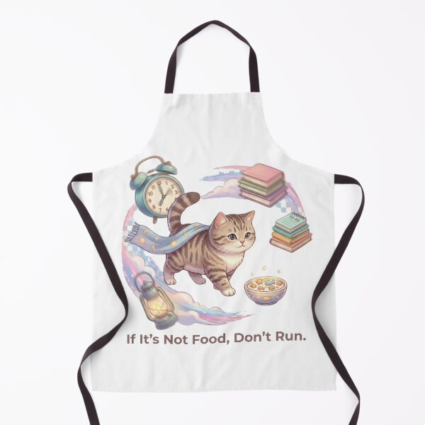 Item preview, If It's Not Food, Don't Run. - Cat Logic designed and sold by RunningWhiskers.