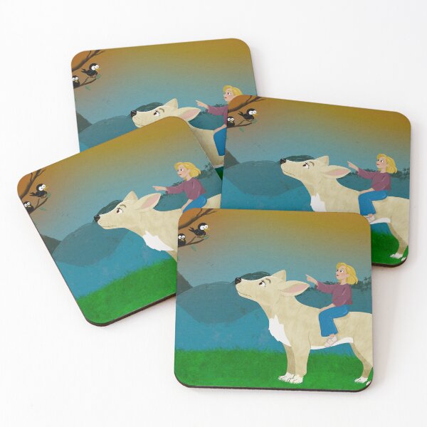 Item preview, Girl And Dog Adventure designed and sold by ellealsopaints.
