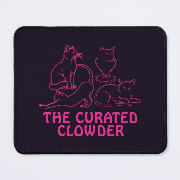 Item preview, The Curated Clowder Pink Cat Line Art Cute Feline designed and sold by Joshbrowny.