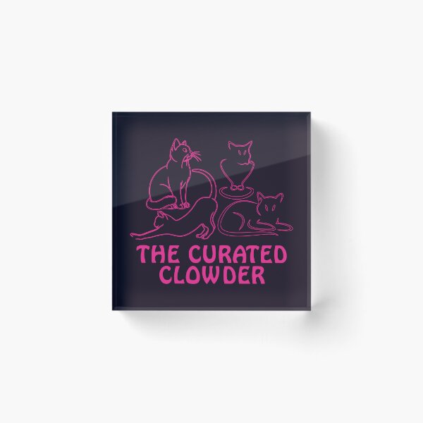 Item preview, The Curated Clowder Pink Cat Line Art Cute Feline designed and sold by Joshbrowny.