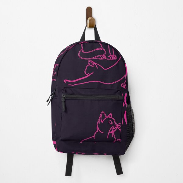 Item preview, The Curated Clowder Pink Cat Line Art Cute Feline designed and sold by Joshbrowny.