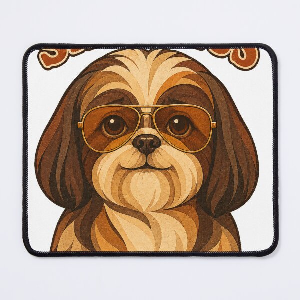 Item preview, Shih Tzus Have Issues – Funny Retro Dog designed and sold by Rewind Society.