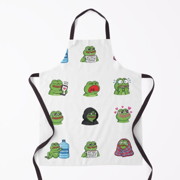Item preview, Funny Pepe Frog Meme Sticker Pack Tea Hydration Hoodie Anxiety Emotions designed and sold by Pavnud.