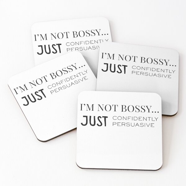 Item preview, I’m Not Bossy I’m Just Confidently Persuasive – Funny Boss Shirt & Mug designed and sold by BrewtifulMugs.