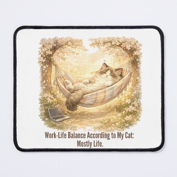 Item preview, Mostly Life - Cat Logic designed and sold by RunningWhiskers.