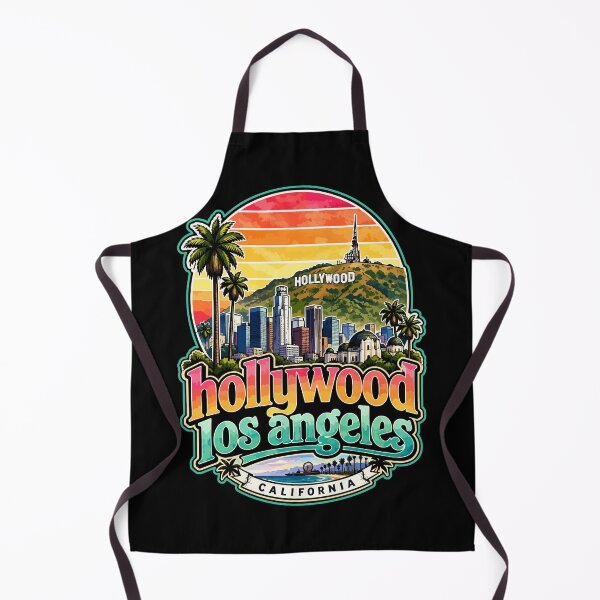 Item preview, Hollywood Los Angeles California Watercolor designed and sold by TomFrontierArt.