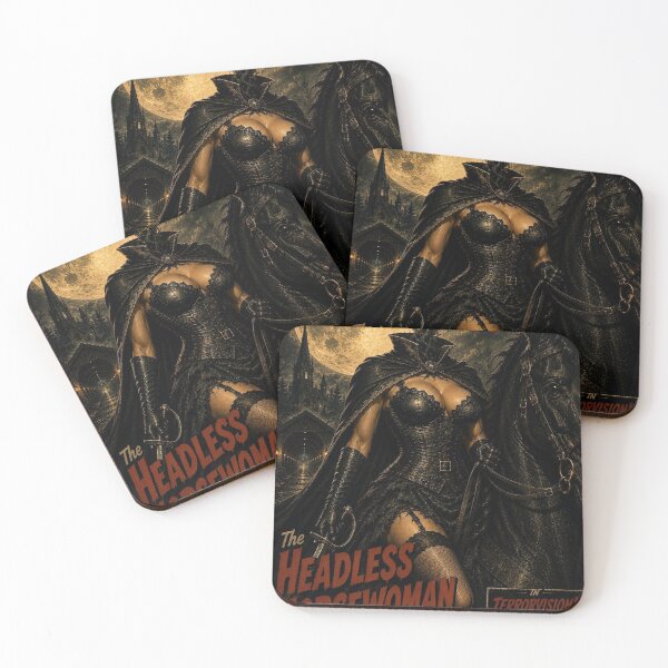Item preview, The Headless Horsewoman Vintage Horror Movie Poster | Gothic Pin-Up | Haunted Sleepy Hollow Halloween Art designed and sold by MissSaylor.