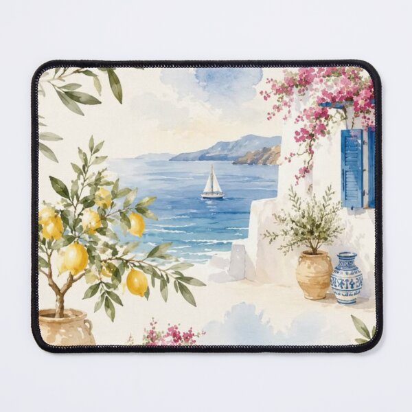 Item preview, Mediterranean Lemon Breeze - Italian Coastal Daydream designed and sold by iamdesigns14.