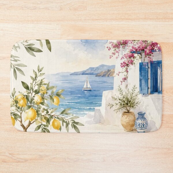 Item preview,  Mediterranean Lemon Breeze - Italian Coastal Daydream designed and sold by iamdesigns14.