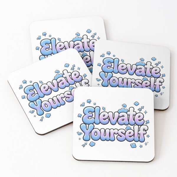 Item preview, Elevate Yourself Sky Blue Lavender Cloud Arrow Retro Quote designed and sold by AuraVibesArts .