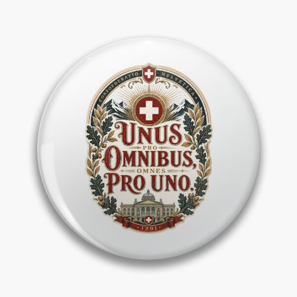Item preview, Swiss Latin Motto Federal Palace Confederatio Helvetica designed and sold by AntiqueImages.