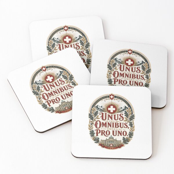 Item preview, Swiss Latin Motto Federal Palace Confederatio Helvetica designed and sold by AntiqueImages.