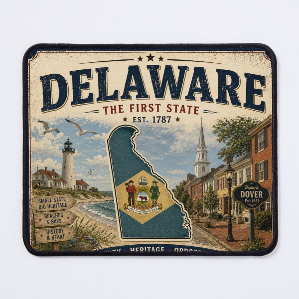 Item preview, Delaware – US Cities Collection designed and sold by SlanPOD.