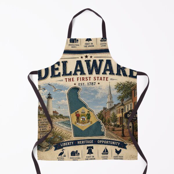 Item preview, Delaware – US Cities Collection designed and sold by SlanPOD.