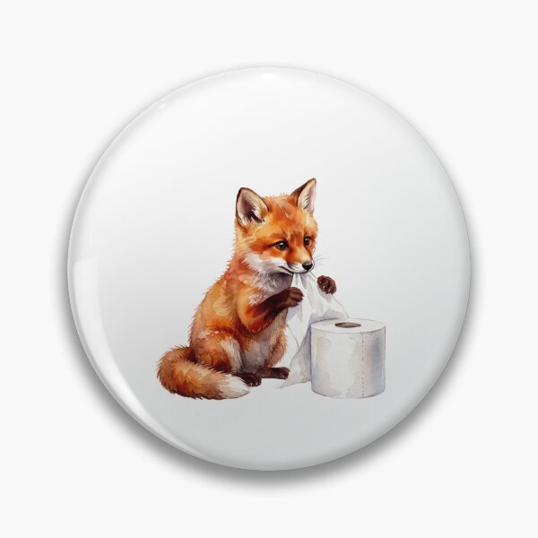 Item preview, Fox Toilet Paper designed and sold by Tiffany Roy.