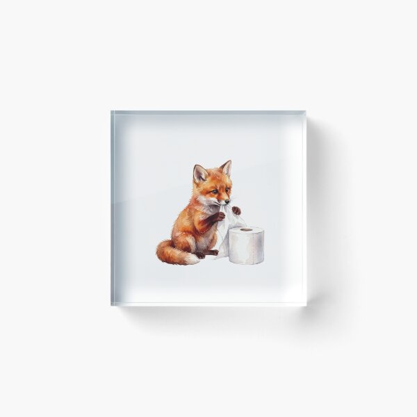 Item preview, Fox Toilet Paper designed and sold by Tiffany Roy.