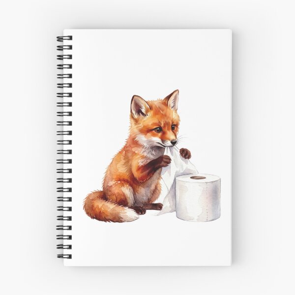 Item preview, Fox Toilet Paper designed and sold by Tiffany Roy.