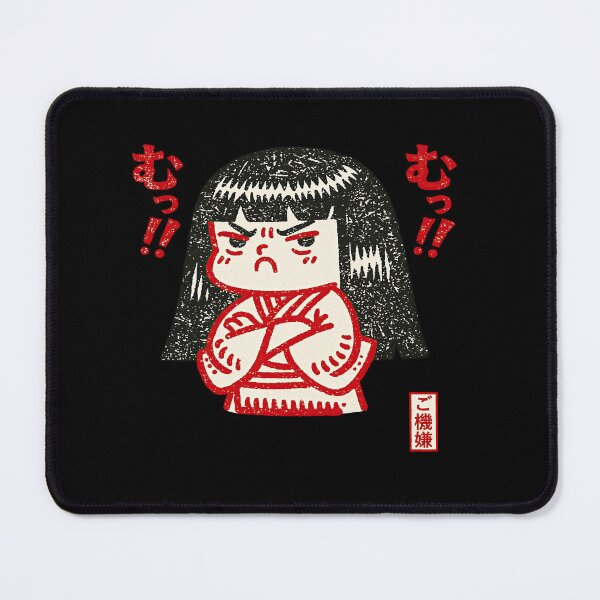 Item preview, Angry Cross Armed Kimono Girl Folk Art designed and sold by EdvvinStudios.