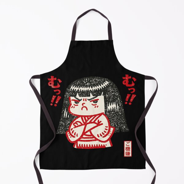 Item preview, Angry Cross Armed Kimono Girl Folk Art designed and sold by EdvvinStudios.