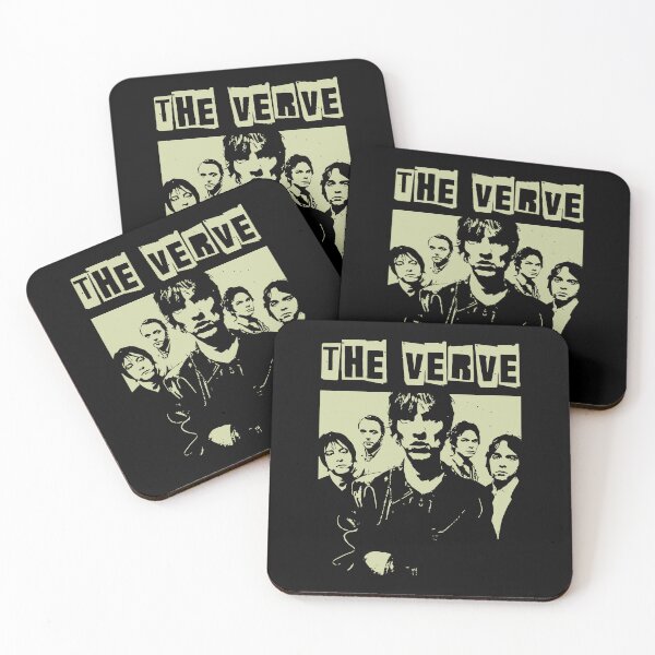 Item preview, The Verve Britpop Rock Band Stencil Portrait designed and sold by anierladsas.