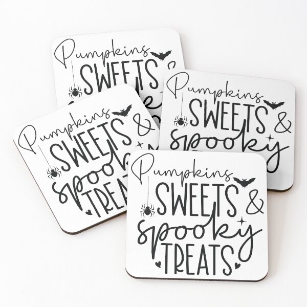 Item preview, Pumpkins Sweets And Spooky Treats - Retro Autumn Halloween Vibes Quotes Spooky USA Apparel designed and sold by FuzionRaptor.