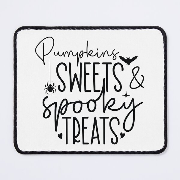 Item preview, Pumpkins Sweets And Spooky Treats - Retro Autumn Halloween Vibes Quotes Spooky USA Apparel designed and sold by FuzionRaptor.