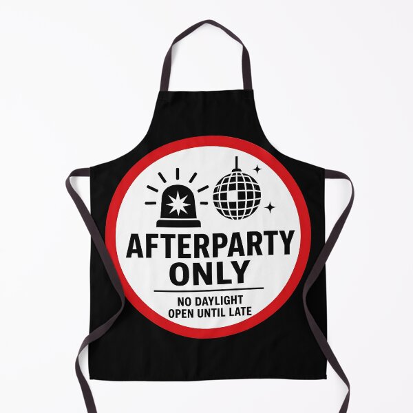 Item preview, Afterparty Only Disco Ball Road Sign Graphic designed and sold by ZenRave Designs.