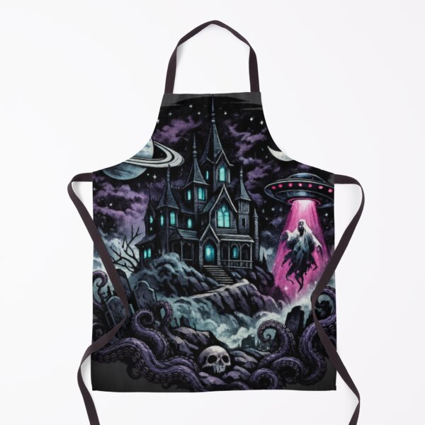 Item preview, Haunted Mansion UFO Abduction with Cosmic Tentacles designed and sold by darametzgerart.