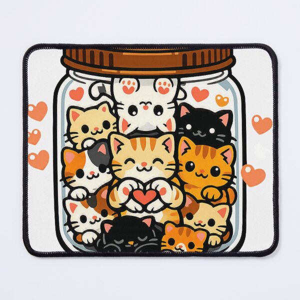 Item preview, Jar of Cute Kittens Kawaii Cat Shirt designed and sold by WearTheVibe Store.