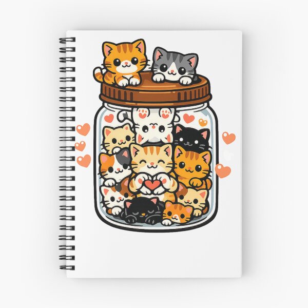 Item preview, Jar of Cute Kittens Kawaii Cat Shirt designed and sold by WearTheVibe Store.