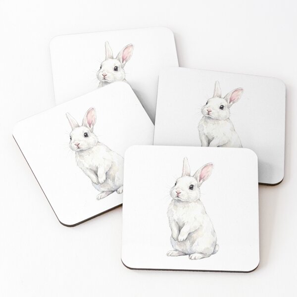 Item preview, Standing White Bunny designed and sold by Tiffany Roy.
